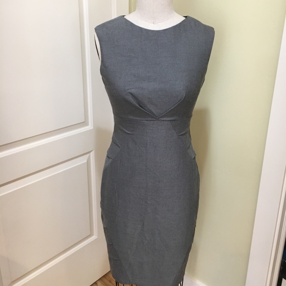 Gray work dress